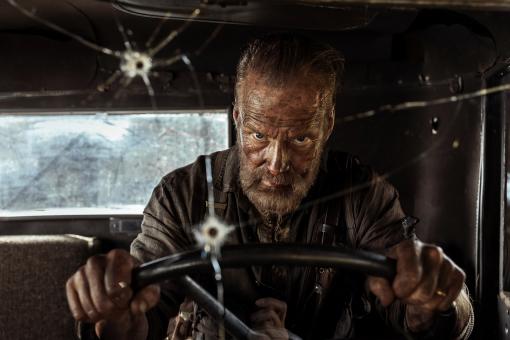 Jorma Tommila in Sony Pictures' SISU: ROAD TO REVENGE. © 2025 CTMG, Inc. All Rights Reserved.