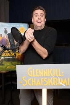 Bastian Pastewka („Mopple“) bei den Sprachaufnahmen für GLENNKILL: EIN SCHAFSKRIMI von  Sony Pictures Entertainment Deutschland GmbH.  Credit: Sebastian Reuter  © 2026 Sony Pictures Entertainment Deutschland GmbH